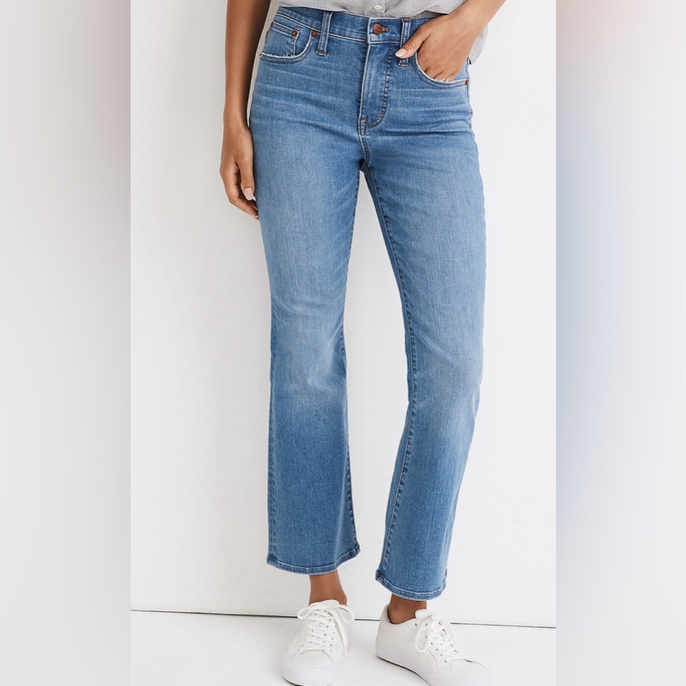 Madewell Cali Demi Boot - light wash
